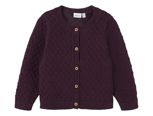 Name It plum perfect strik cardigan
